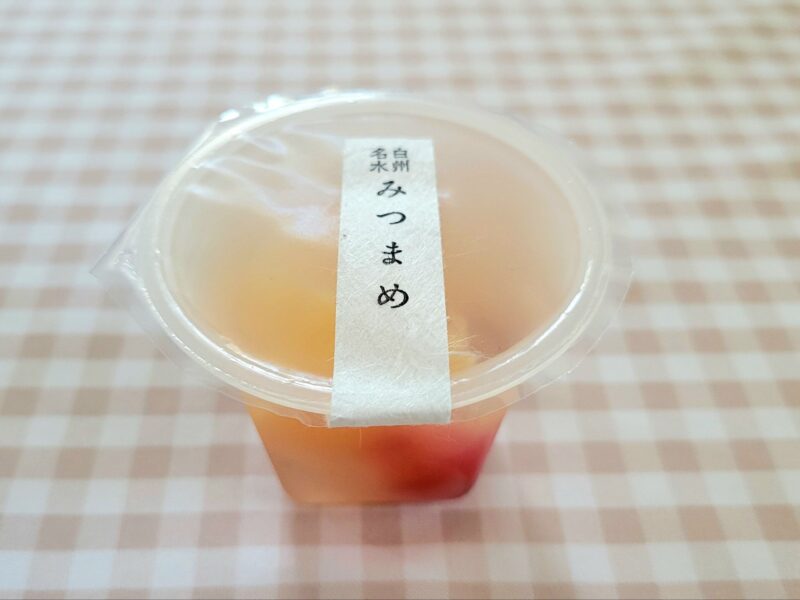 白洲名水みつまめのパッケージ