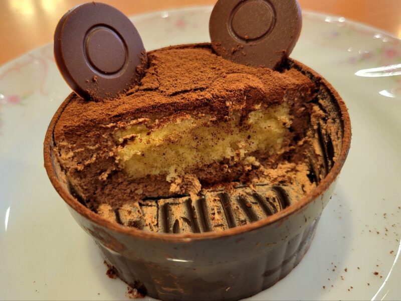 コロコロくまさん(カップ入り)の食べかけの断面