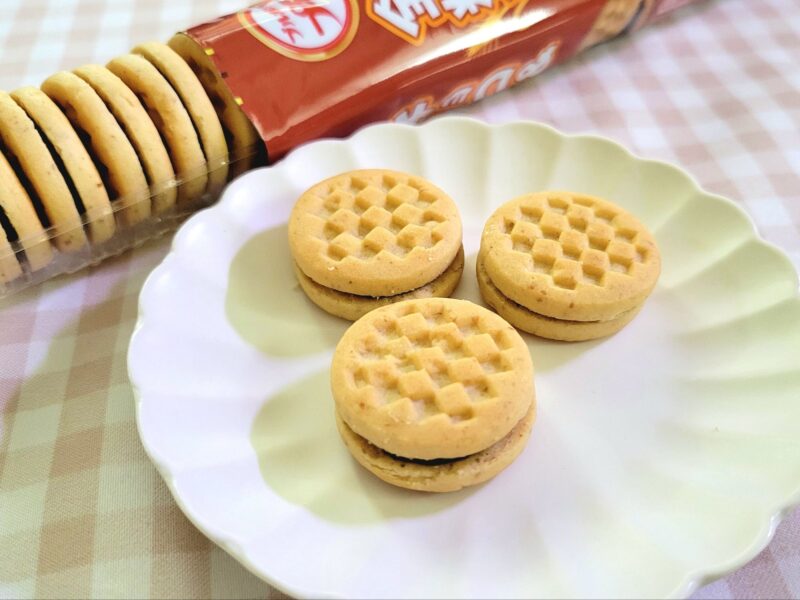 チョコ＆全粒粉ビスケットの中身