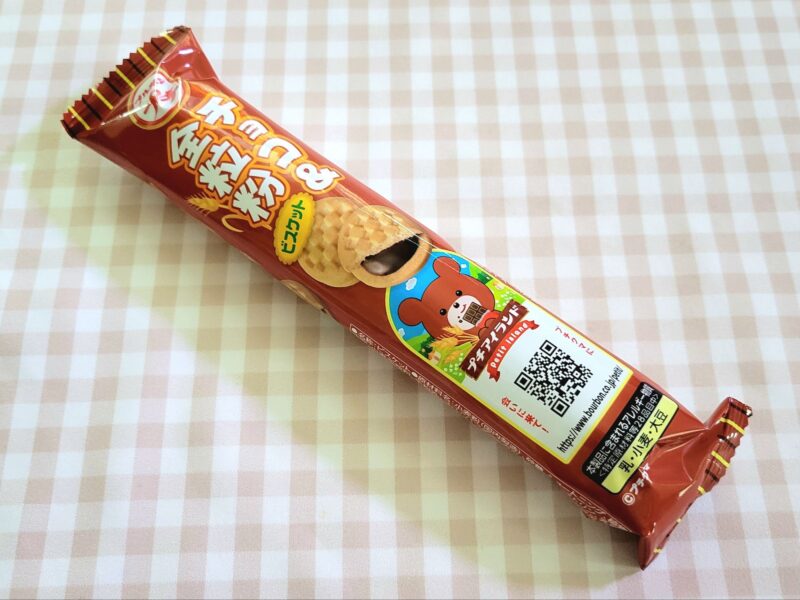 チョコ＆全粒粉ビスケットのパッケージ