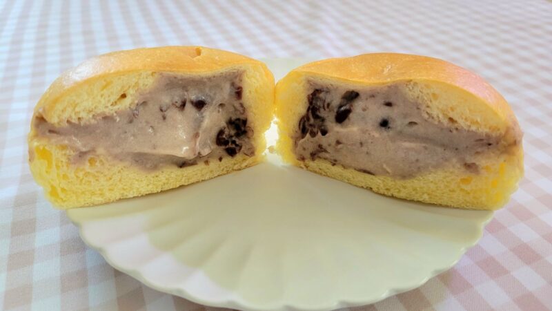 小倉くりーむパンのカット断面